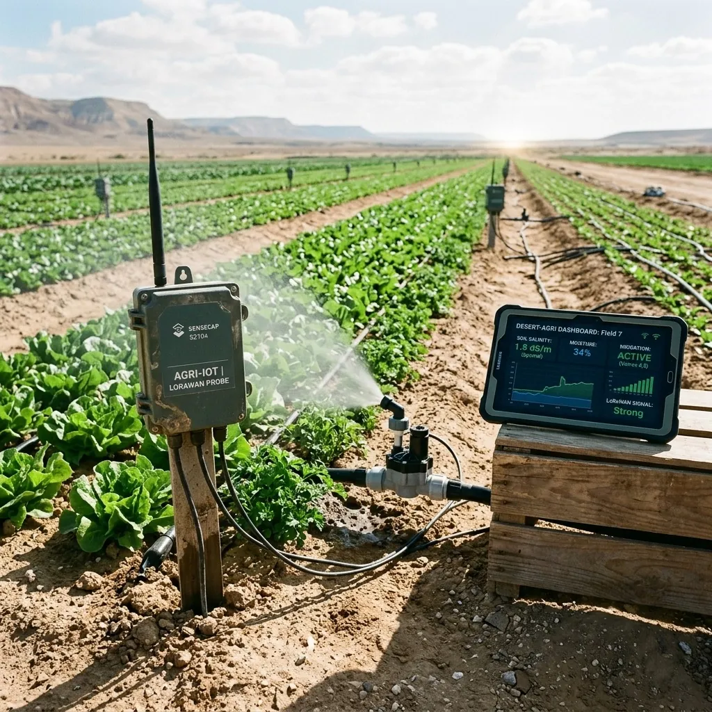 Al-Reem Agro Tech - Autonomous IoT Irrigation & Soil Salinity Network